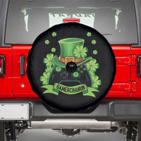St Patrick's Day Spare Tire Cover Gamerchaun Video Game Funny Lucky Gamer