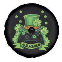 St Patrick's Day Spare Tire Cover Gamerchaun Video Game Funny Lucky Gamer