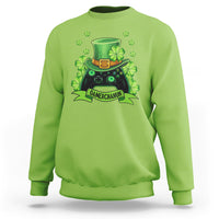 St. Patrick's Day Sweatshirt Gamerchaun Video Game Funny Lucky Gamer - Wonder Print Shop