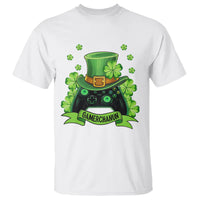 St. Patrick's Day T Shirt Gamerchaun Video Game Funny Lucky Gamer - Wonder Print Shop