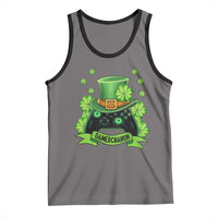 St Patrick's Day Tank Top Gamerchaun Video Game Funny Lucky Gamer