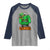 St Patrick's Day Raglan Shirt Irish I Was Gaming Funny Lucky Shamrocks Gamer