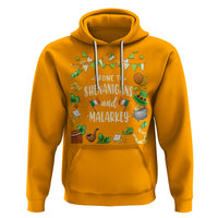 St. Patrick's Day Hoodie Funny Prone To Shenanigans And Malarkey - Wonder Print Shop