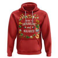 St. Patrick's Day Hoodie Funny Prone To Shenanigans And Malarkey - Wonder Print Shop