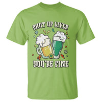 St. Patrick's Day T Shirt Beer Drinking Shut Up Liver You're Fine - Wonder Print Shop