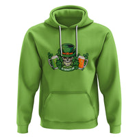 St. Patrick's Day Hoodie Irish Beer Funny Skeleton Drinking - Wonder Print Shop