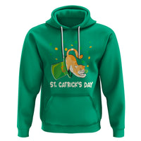 Happy St.Catrick's Patrick's Day Lucky Cat Shamrock Hat Hoodie - Wonder Print Shop