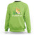 Happy St.Catrick's Patrick's Day Lucky Cat Shamrock Hat Sweatshirt - Wonder Print Shop