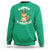 Happy St.Catrick's Patrick's Day Lucky Cat Shamrock Sweatshirt - Wonder Print Shop