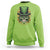 St. Patrick's Day Sweatshirt Irish Sugar Skull Lucky Hat Shamrocks - Wonder Print Shop