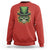 St. Patrick's Day Sweatshirt Irish Sugar Skull Lucky Hat Shamrocks - Wonder Print Shop
