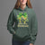 St. Patrick's Day Hoodie Little Miss Shenanigans Coquette Shamrocks - Wonder Print Shop