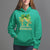 St. Patrick's Day Hoodie Little Miss Shenanigans Coquette Shamrocks - Wonder Print Shop