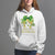 St. Patrick's Day Hoodie Little Miss Shenanigans Coquette Shamrocks - Wonder Print Shop