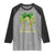 St Patrick's Day Raglan Shirt Little Miss Shenanigans Coquette Shamrocks
