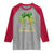 St Patrick's Day Raglan Shirt Little Miss Shenanigans Coquette Shamrocks