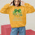 St. Patrick's Day Sweatshirt Little Miss Shenanigans Coquette Shamrocks - Wonder Print Shop