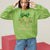 St. Patrick's Day Sweatshirt Little Miss Shenanigans Coquette Shamrocks - Wonder Print Shop