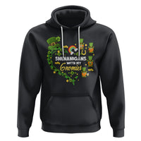 St. Patrick's Day Hoodie Shenanigans With My Gnomies Shamrock Gnome - Wonder Print Shop