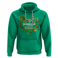 St. Patrick's Day Hoodie Shenanigans With My Gnomies Shamrock Gnome - Wonder Print Shop