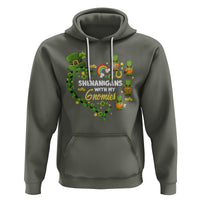 St. Patrick's Day Hoodie Shenanigans With My Gnomies Shamrock Gnome - Wonder Print Shop