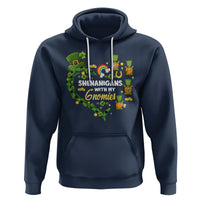 St. Patrick's Day Hoodie Shenanigans With My Gnomies Shamrock Gnome - Wonder Print Shop
