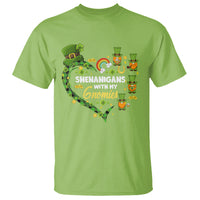 St. Patrick's Day T Shirt Shenanigans With My Gnomies Shamrock Gnome - Wonder Print Shop