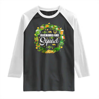 Funny St Patrick's Day Raglan Shirt Shenanigans Squad Matching Group