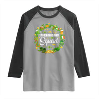 Funny St Patrick's Day Raglan Shirt Shenanigans Squad Matching Group