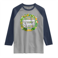 Funny St Patrick's Day Raglan Shirt Shenanigans Squad Matching Group