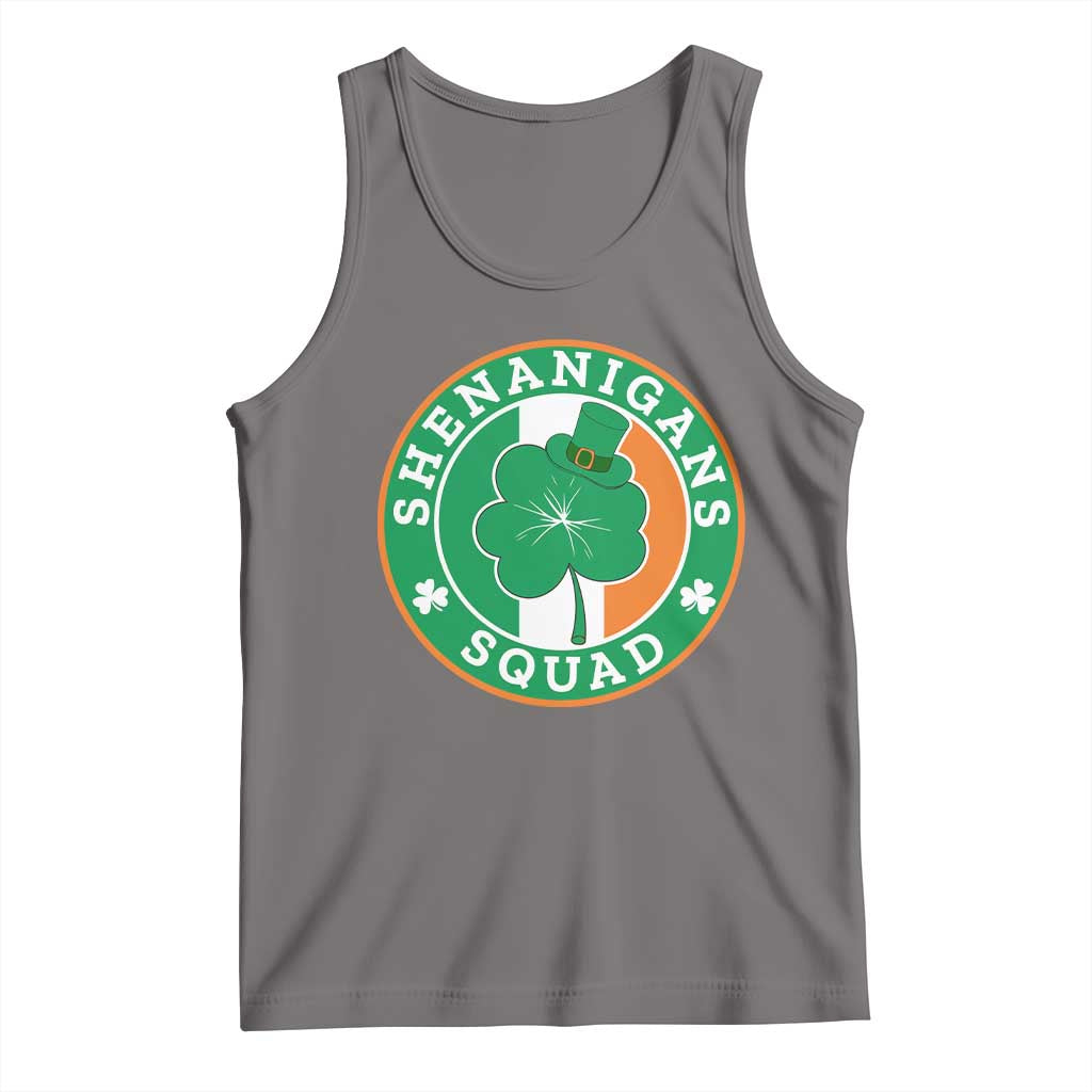 St Patrick's Day Tank Top Shenanigans Squad Funny Matching Group