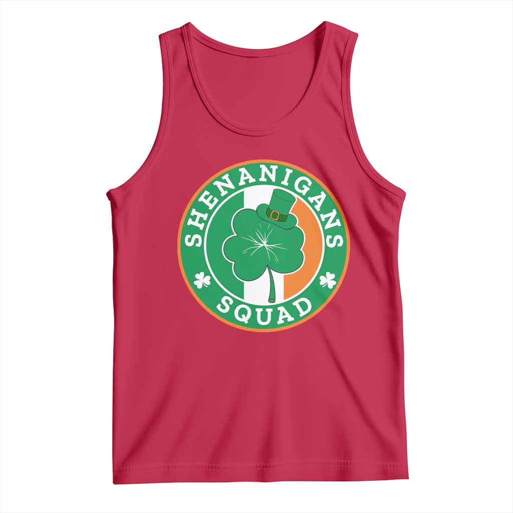 St Patrick's Day Tank Top Shenanigans Squad Funny Matching Group