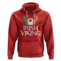 St. Patrick's Day Hoodie Irish Viking Helmet Lucky Shamrocks Ireland Flag - Wonder Print Shop