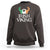 St. Patrick's Day Sweatshirt Irish Viking Helmet Lucky Shamrocks Ireland Flag - Wonder Print Shop