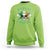 St. Patrick's Day Sweatshirt Irish Viking Skull Lucky Shamrocks Ireland Flag - Wonder Print Shop