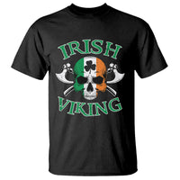 St. Patrick's Day T Shirt Irish Viking Skull Lucky Shamrocks Ireland Flag - Wonder Print Shop