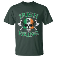St. Patrick's Day T Shirt Irish Viking Skull Lucky Shamrocks Ireland Flag - Wonder Print Shop
