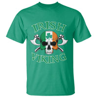 St. Patrick's Day T Shirt Irish Viking Skull Lucky Shamrocks Ireland Flag - Wonder Print Shop