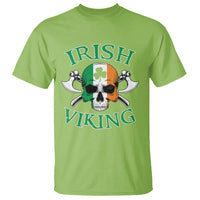St. Patrick's Day T Shirt Irish Viking Skull Lucky Shamrocks Ireland Flag - Wonder Print Shop