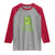 St Patrick's Day Raglan Shirt Kiss Me I'm Irish Cute Dinosaur