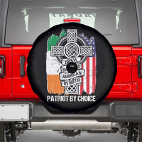 Irish By Blood American By Birth Patriot By Choice Spare Tire Cover Celtic Cross Ireland America Flag