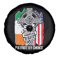 Irish By Blood American By Birth Patriot By Choice Spare Tire Cover Celtic Cross Ireland America Flag