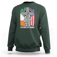Irish By Blood American By Birth Patriot By Choice Sweatshirt - Wonder Print Shop