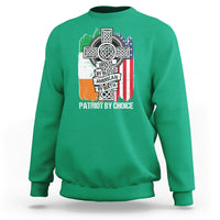 Irish By Blood American By Birth Patriot By Choice Sweatshirt - Wonder Print Shop