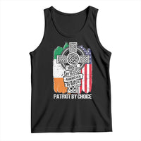 Irish By Blood American By Birth Patriot By Choice Tank Top Celtic Cross Ireland America Flag