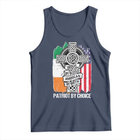 Irish By Blood American By Birth Patriot By Choice Tank Top Celtic Cross Ireland America Flag