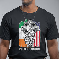 Irish By Blood American By Birth Patriot By Choice T Shirt - Wonder Print Shop