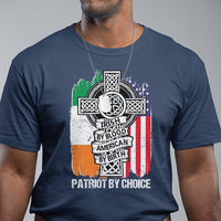 Irish By Blood American By Birth Patriot By Choice T Shirt - Wonder Print Shop