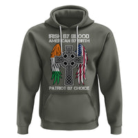 Irish By Blood American By Birth Patriot By Choice Hoodie - Wonder Print Shop