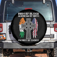 Irish By Blood American By Birth Patriot By Choice Spare Tire Cover Ireland America Flag Celtic Cross